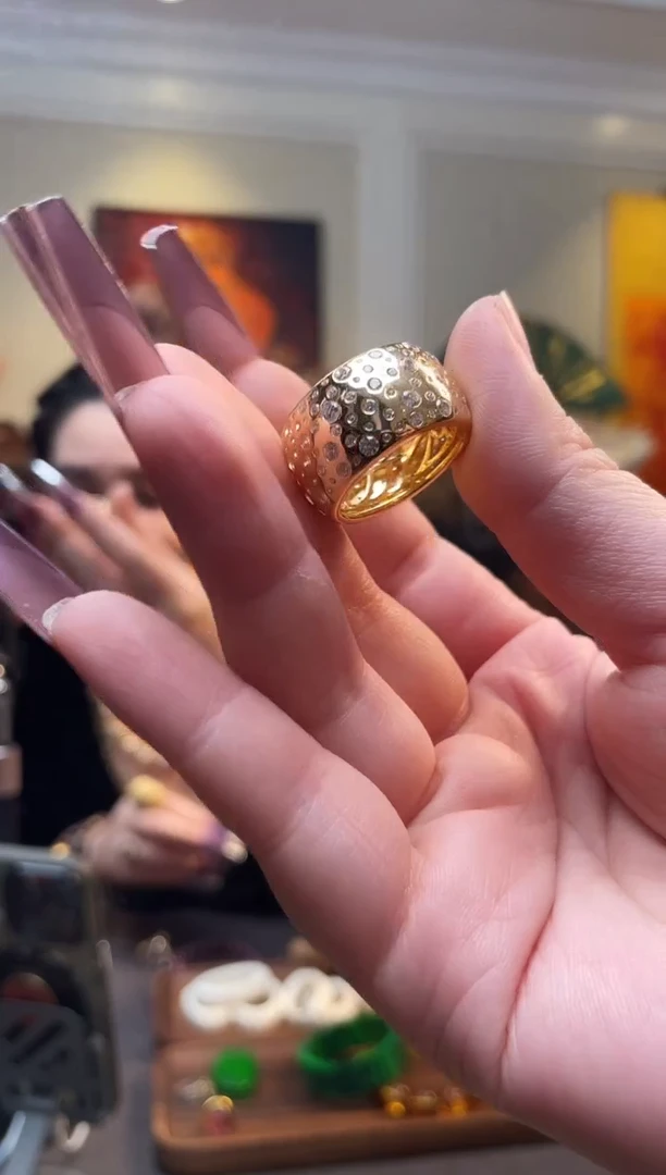 水晶摆件未镶嵌戒指【19+圈口】