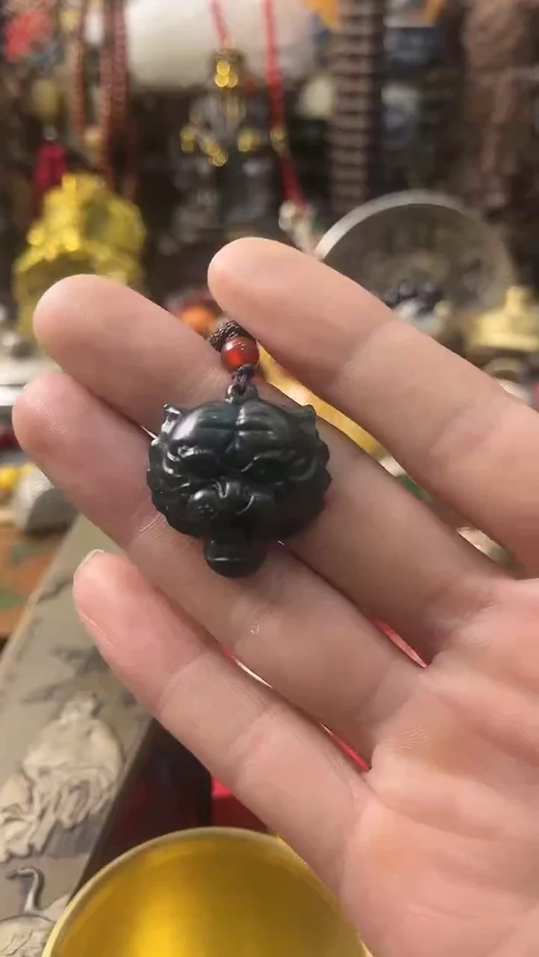 颈饰未镶嵌和田玉（青玉）-------主播推荐-------