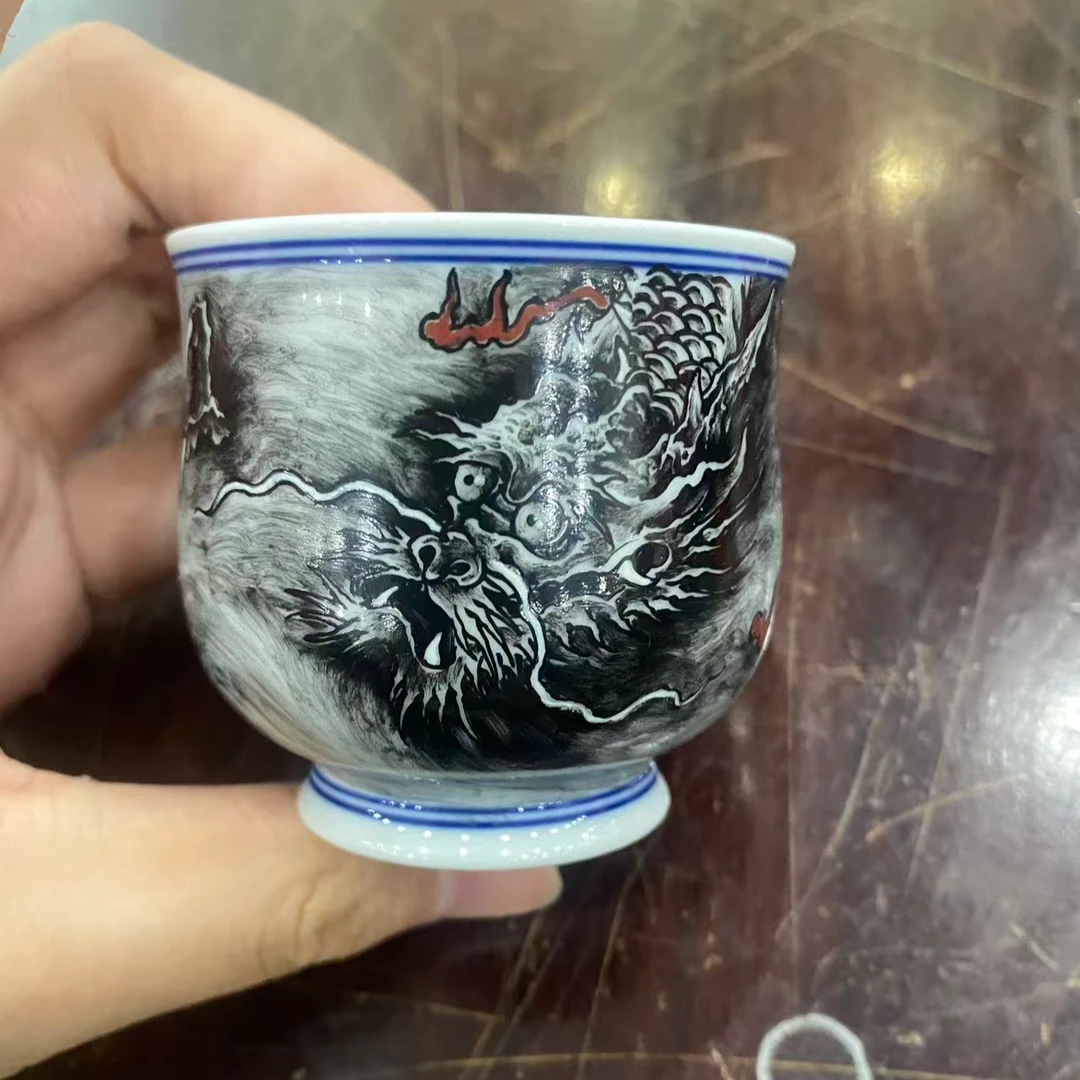 【江广严选】立勤堂墨龙如是杯