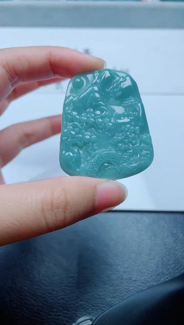 颈饰未镶嵌翡翠多样性发货随机发货-山水39.9