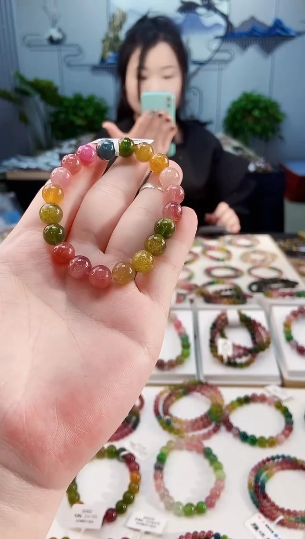 【闪购商品】碧玺手链未镶嵌G2384单圈颜色微差发1