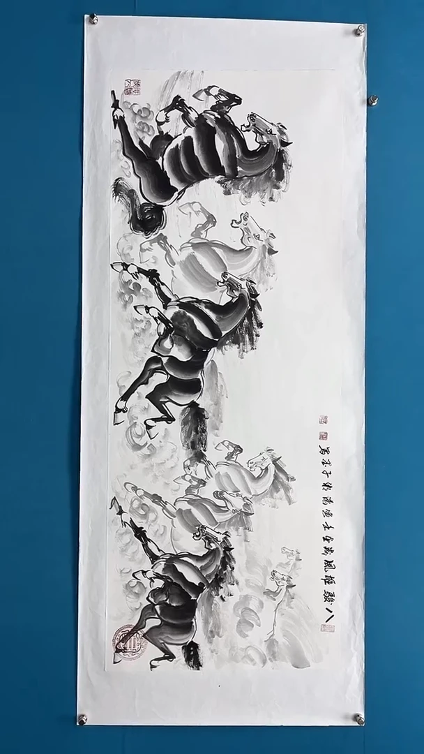 【闪购商品】绘画邓志标骏马系列10