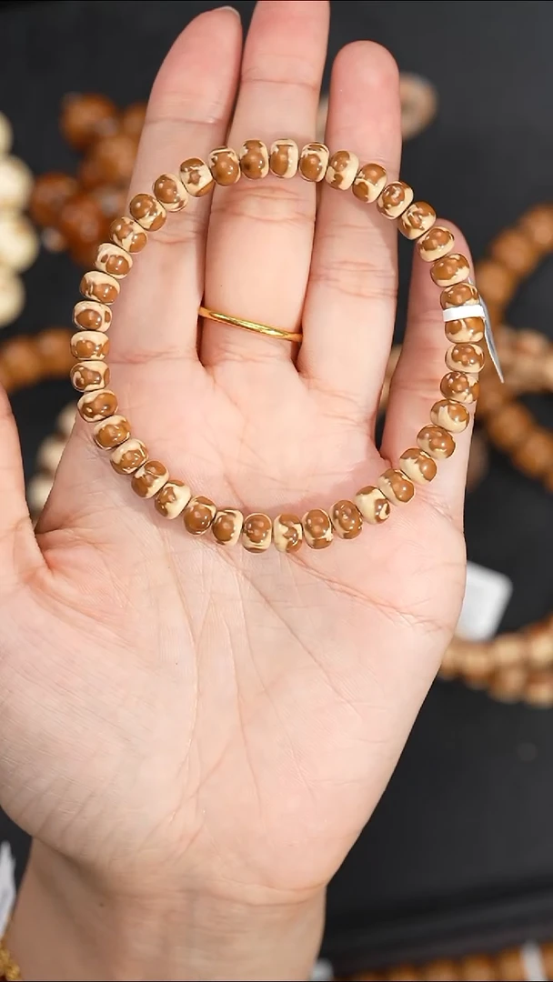 手串紫金鼠7*5mm1908纯肉实心鼠