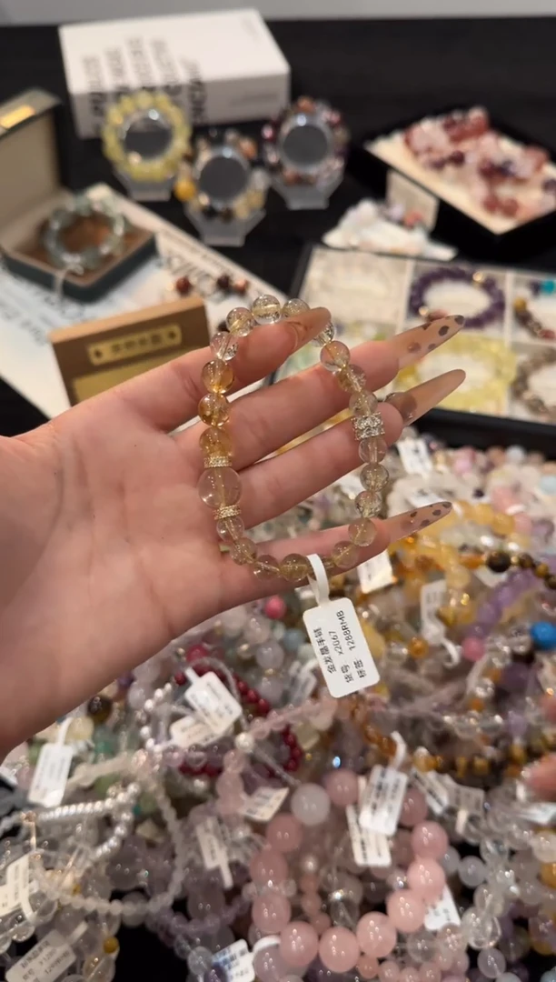 合金手链水晶金发晶x2067