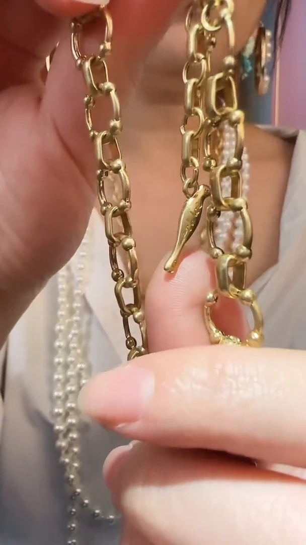 合金无合金无素金复古做旧小鸟项链