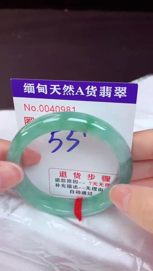 未镶嵌手镯翡翠53（48小时鉴赏期 ）