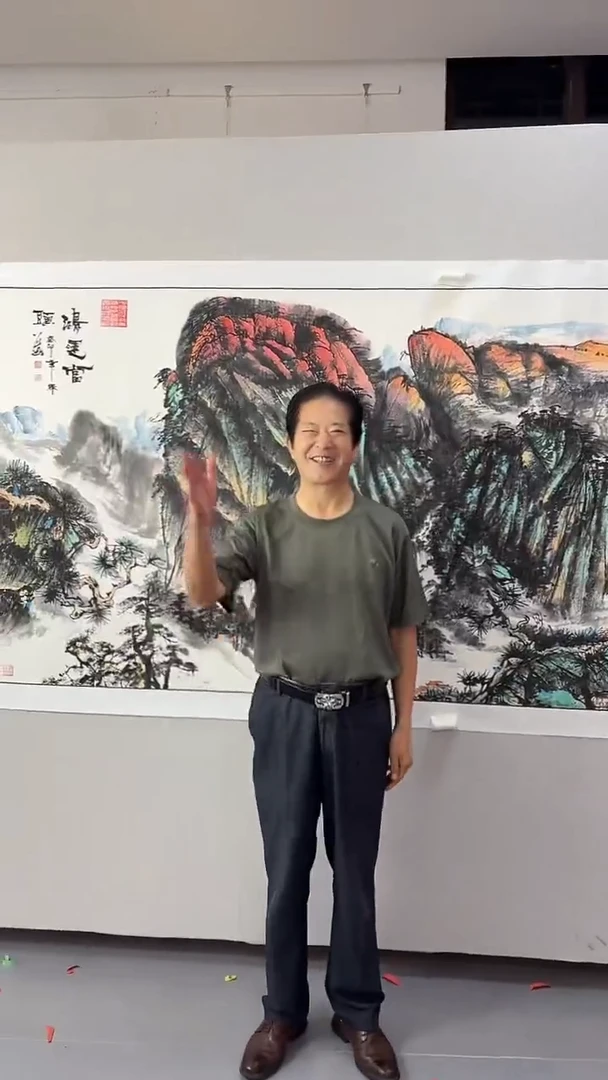 绘画B24/32平尺国画周礼树原版—————