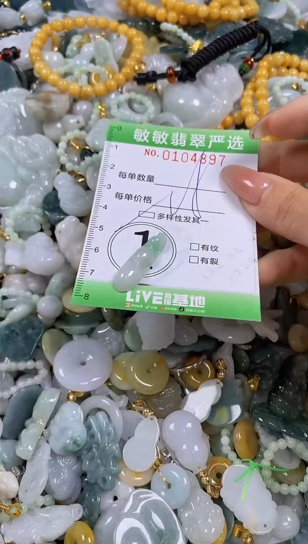 【闪购商品】翡翠颈饰未镶嵌闪购0104897多样性发其一