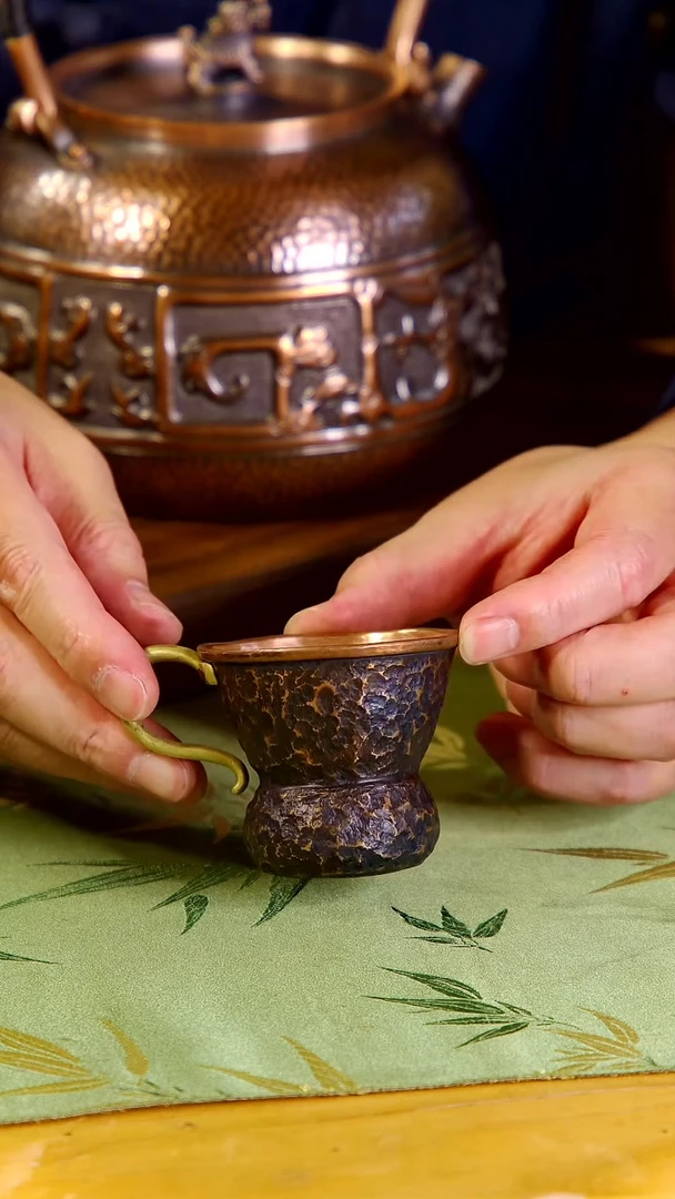 紫铜茶杯酒杯咖啡杯