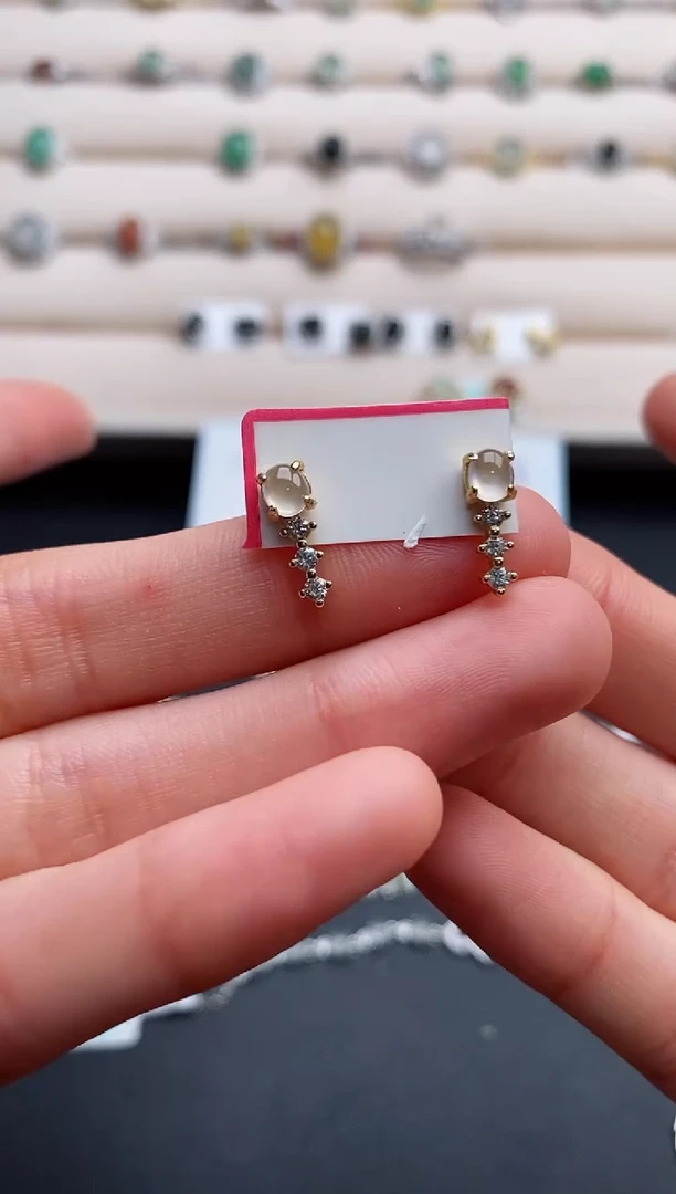 银S925镶嵌戒指翡翠555555+9