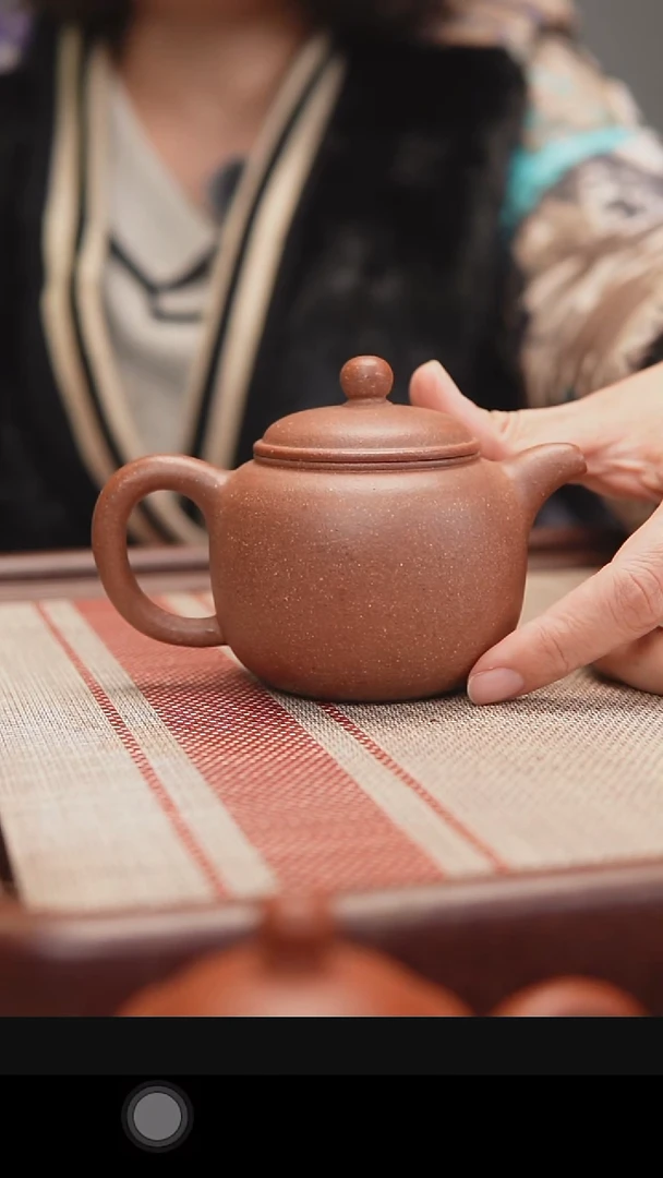 茶壶紫砂黑墩头匏尊200cc