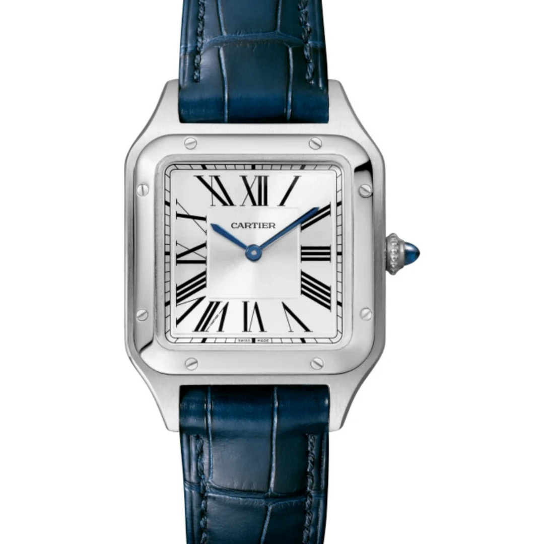 99新 Cartier/卡地亚 桑托斯 WSSA0023 27×38 精钢石英 女款 20年