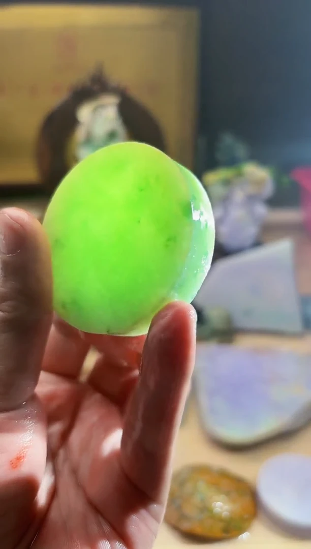 翡翠挂件未镶嵌A货张麦A800