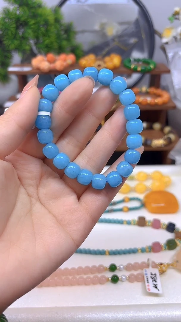 未镶嵌手链天河石S829