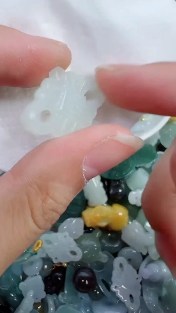 散珠翡翠206号链接，A货翡翠