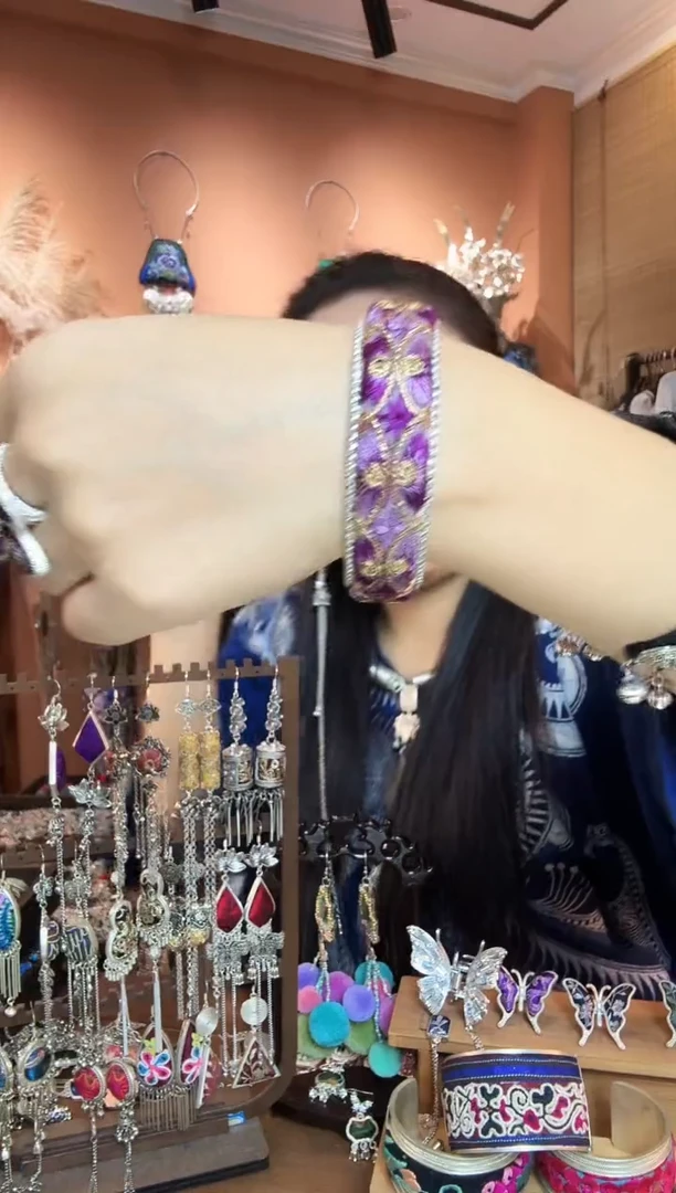 刺绣纯手工民族风手镯