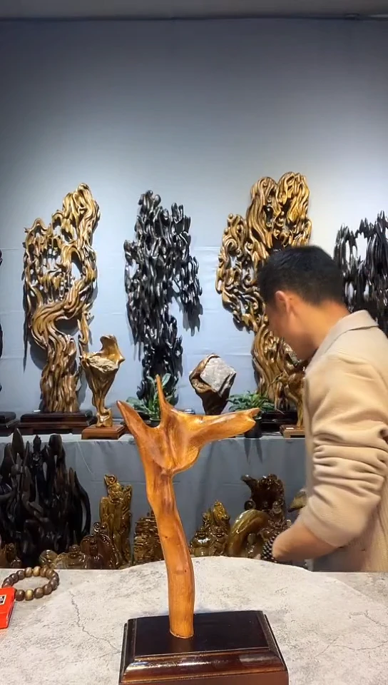 【闪购商品】金丝楠金丝楠小叶桢楠随行摆件11