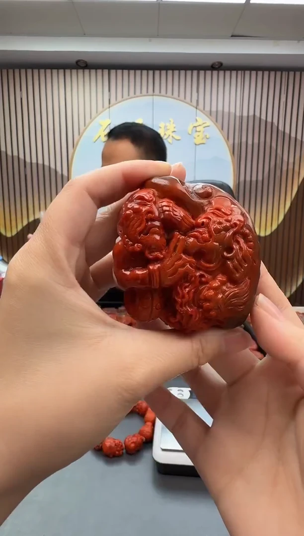 未镶嵌雕刻南红玛瑙027ZB1209产品一个