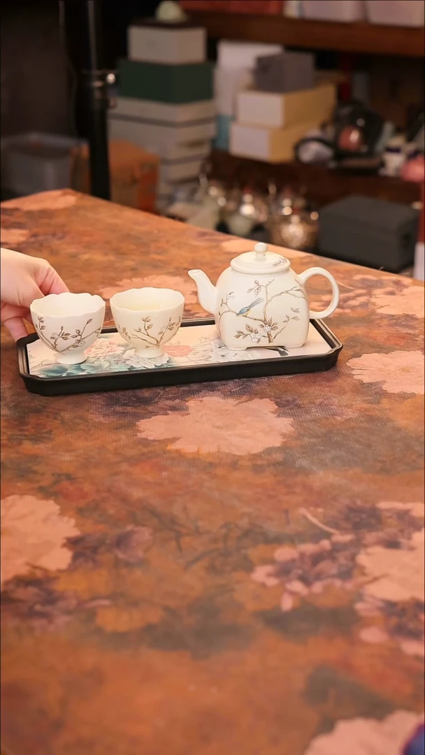 【闪购商品】陶瓷茶具（无礼盒无茶盘）@@A8805