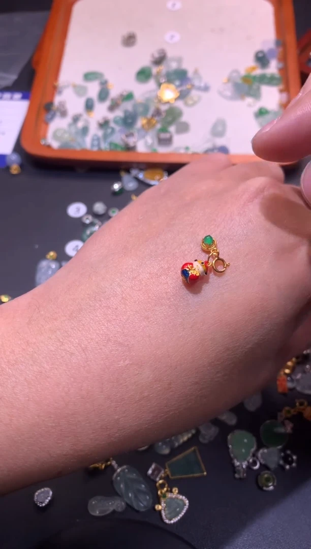 【闪购商品】翡翠吊坠(不含链)银S925镶嵌1