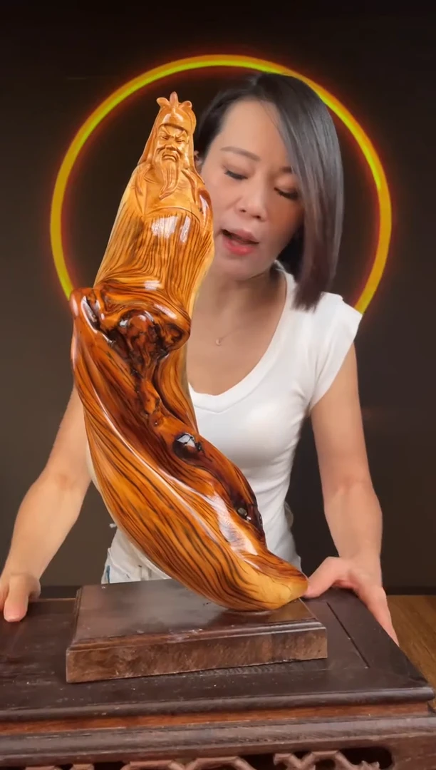 柏木（崖柏）手工摆件,先抢先得! 编号:146