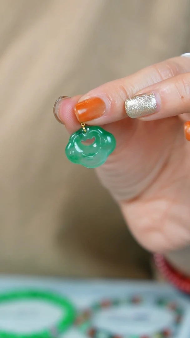 【闪购商品】石英质玉颈饰银S925镶嵌13号-吊坠/姿/3