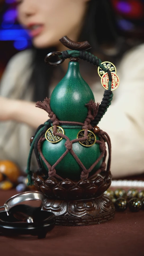 【闪购商品】637号400ml左右的非遗漆器酒葫芦