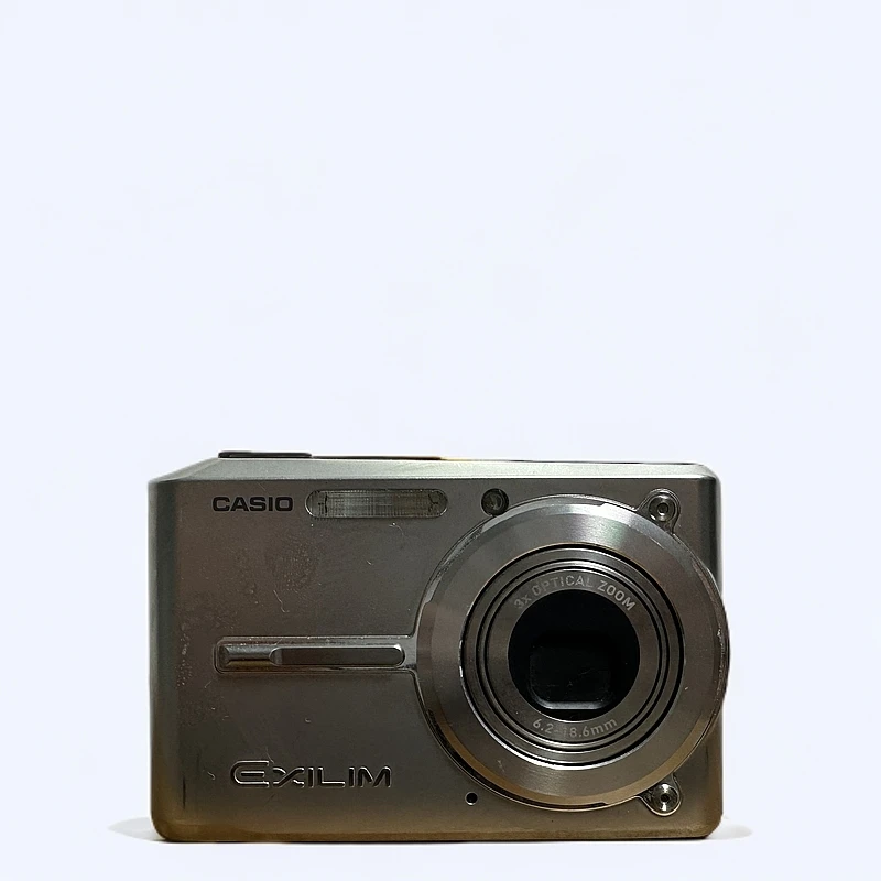 95新 Casio/卡西欧 S600银色600万像素3倍光学变焦冷白皮配件齐全