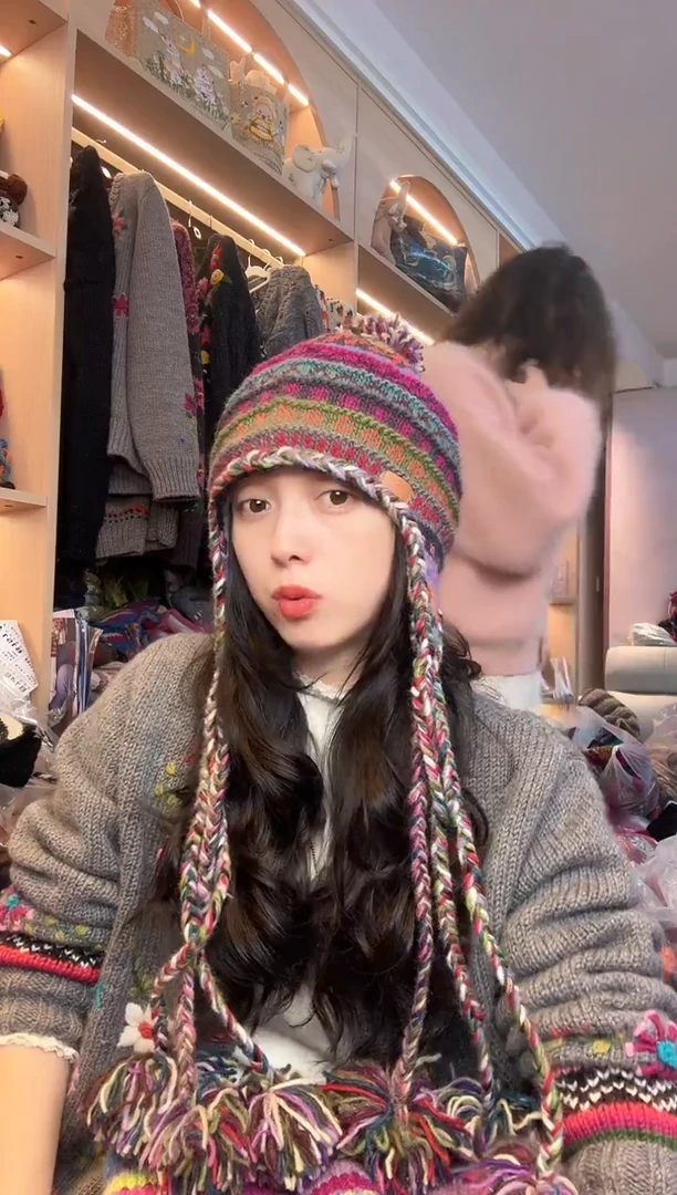 羊毛苏**赛百羊毛护耳帽203