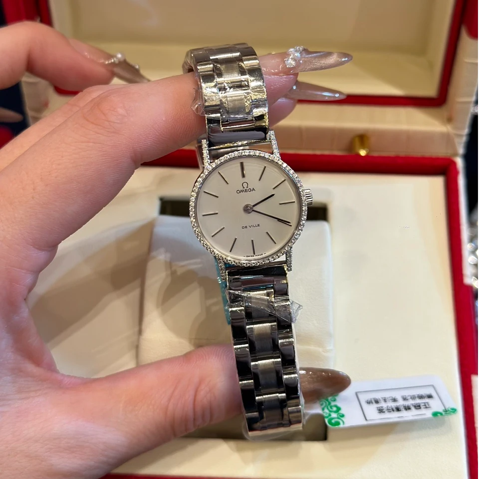 95新 Omega/欧米茄 手动机械表后钻24mm/公价32999/wh9494