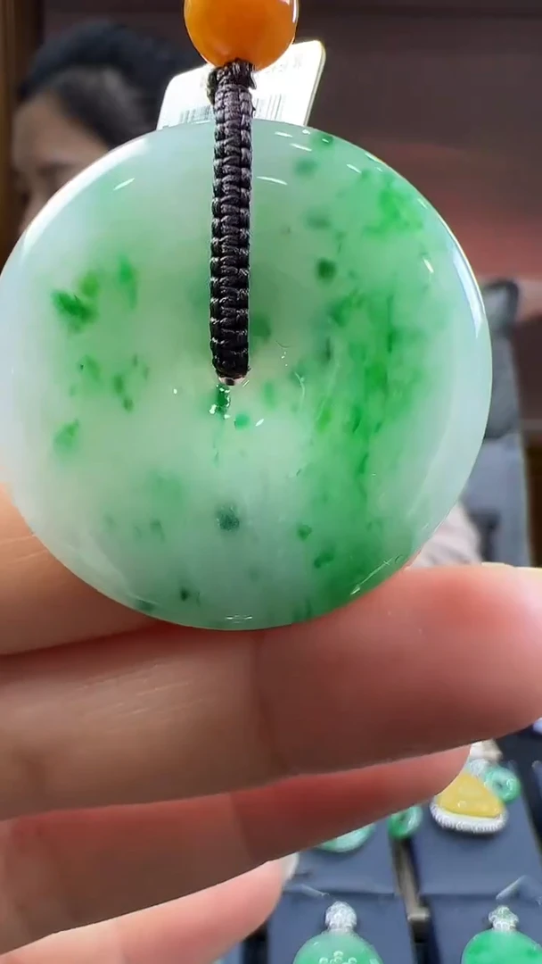 未镶嵌挂件翡翠平安扣