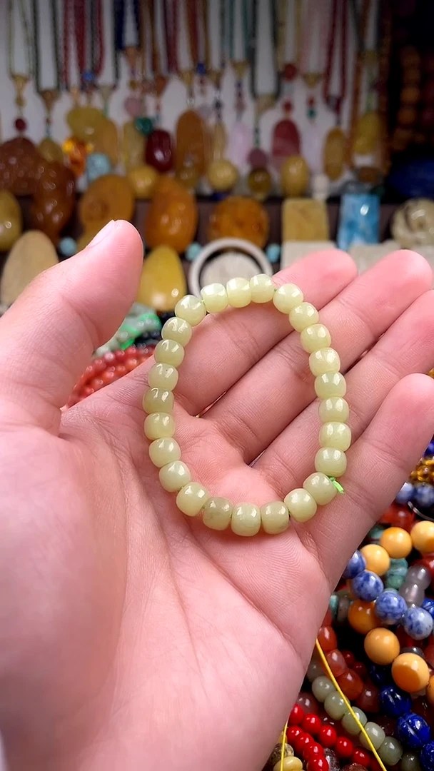 未镶嵌手链和田玉瑕（一物一件）164267