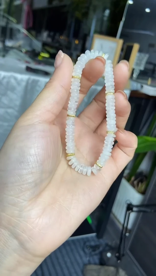 未镶嵌手链水晶/875【白幽灵