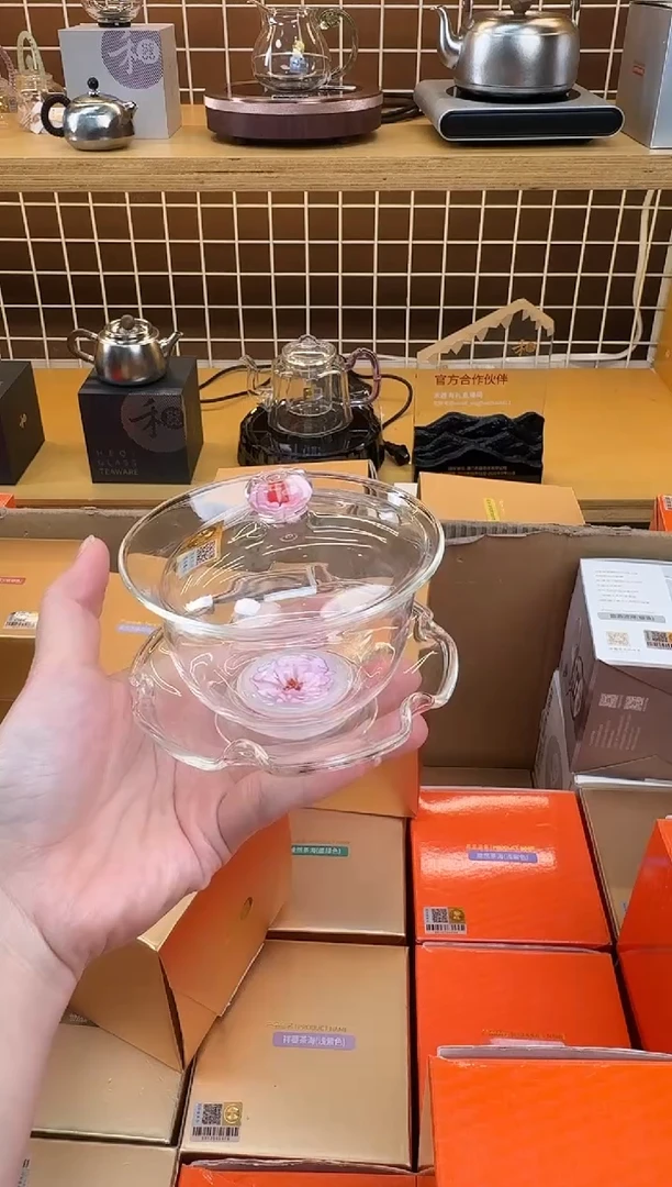 @@禾器花语棠韵咏莲盖碗