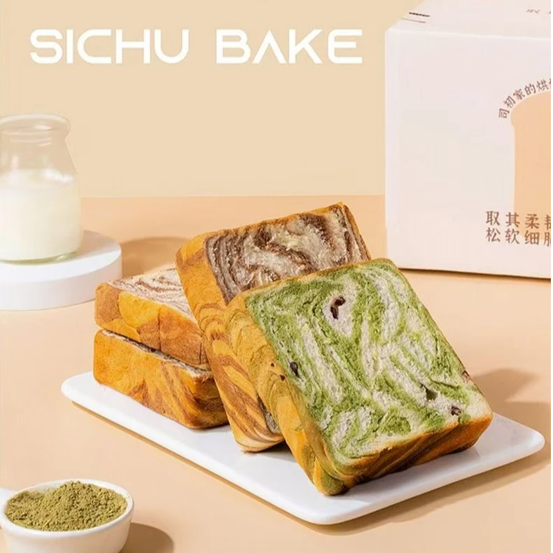 厚切吐司早餐手工宿舍办公室解馋代餐减糖精牛乳吐司面包厚切早餐蛋糕整箱