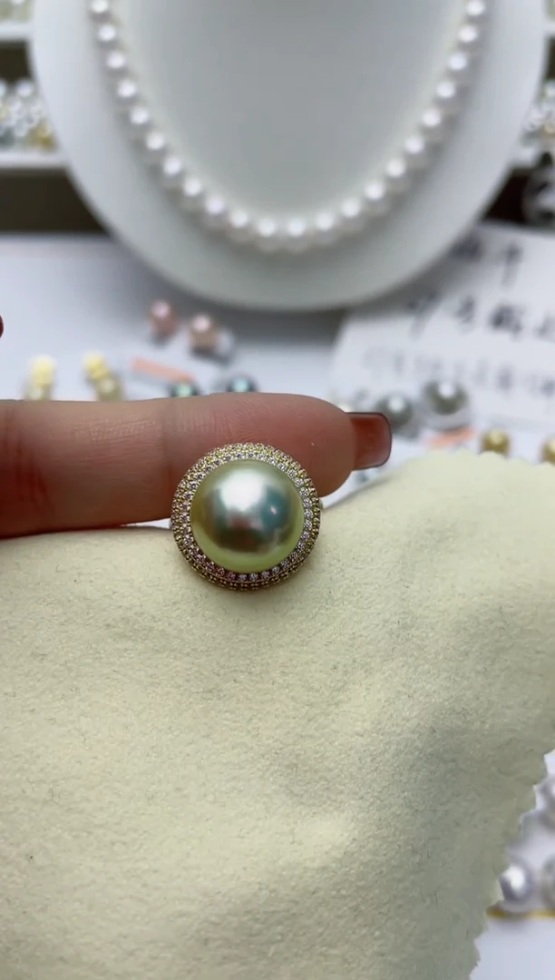 【闪购商品】淡水珍珠戒指银S925镶嵌W74