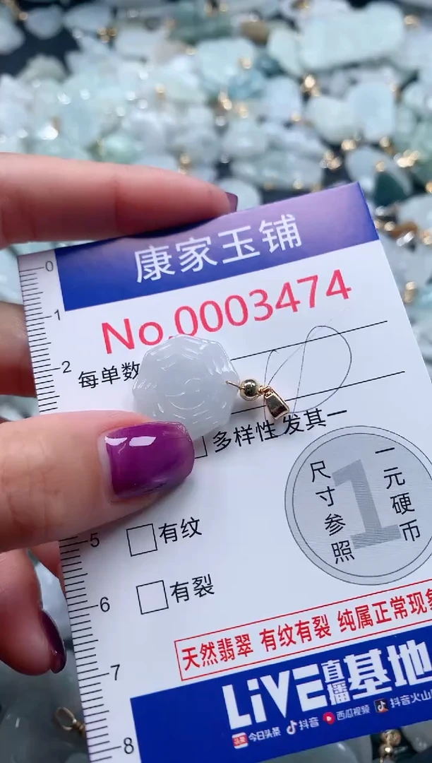 颈饰未镶嵌翡翠3474