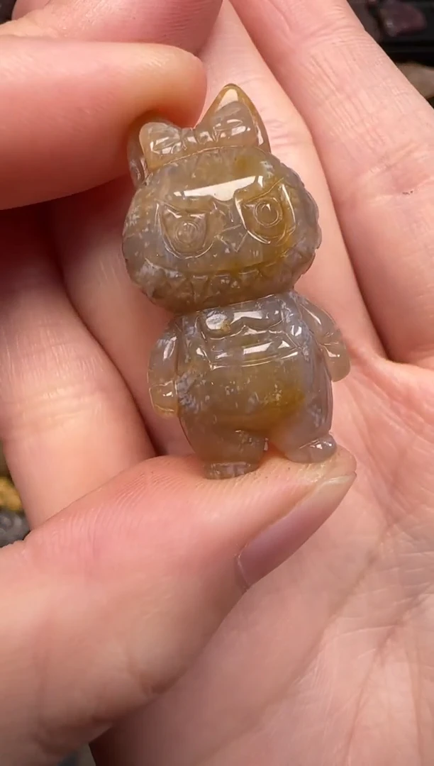 硅化珊瑚（珊瑚玉）未镶嵌颈饰335