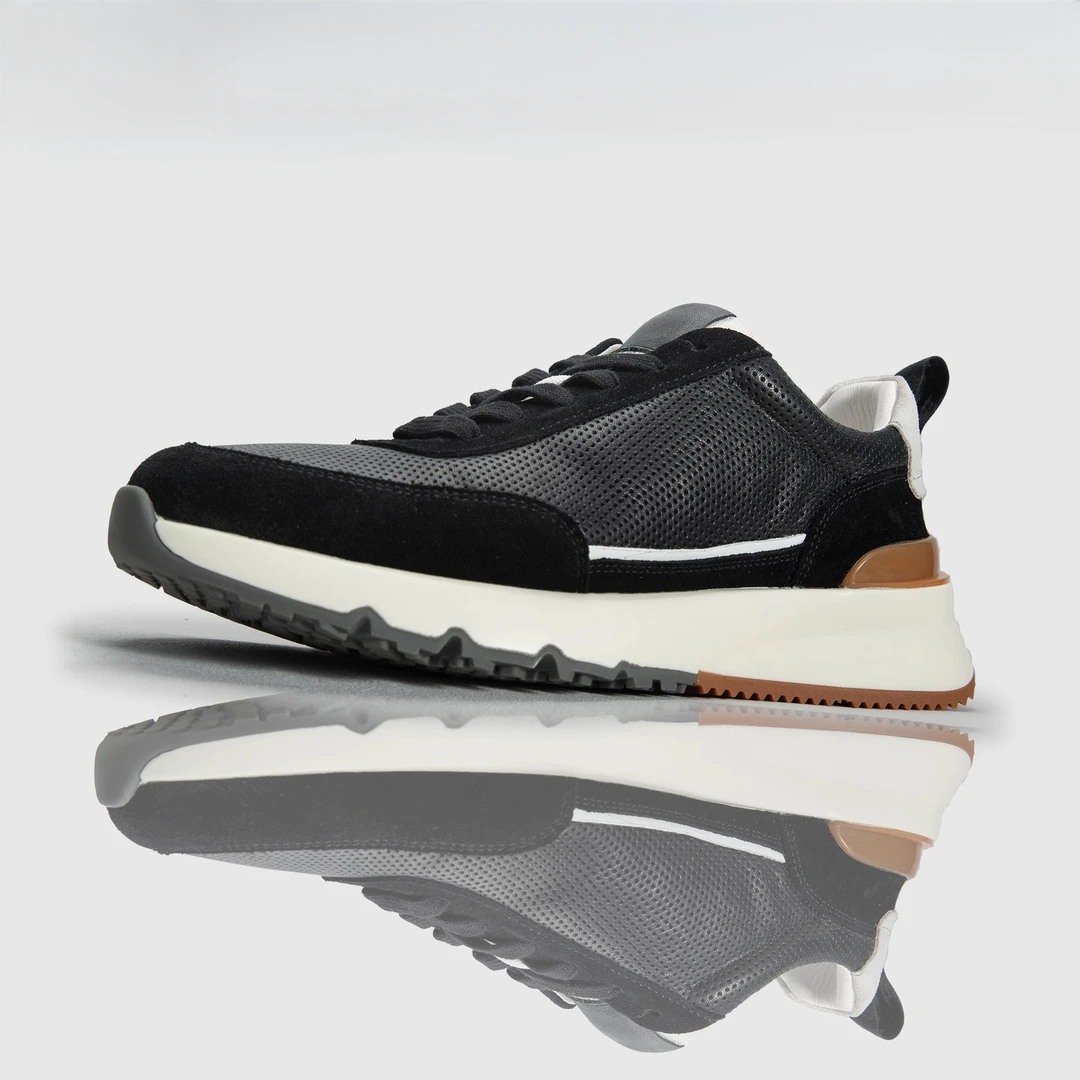 Louis Fordea/路易弗狄轻奢男鞋透气跑步鞋女士夏季透气厚底跑鞋