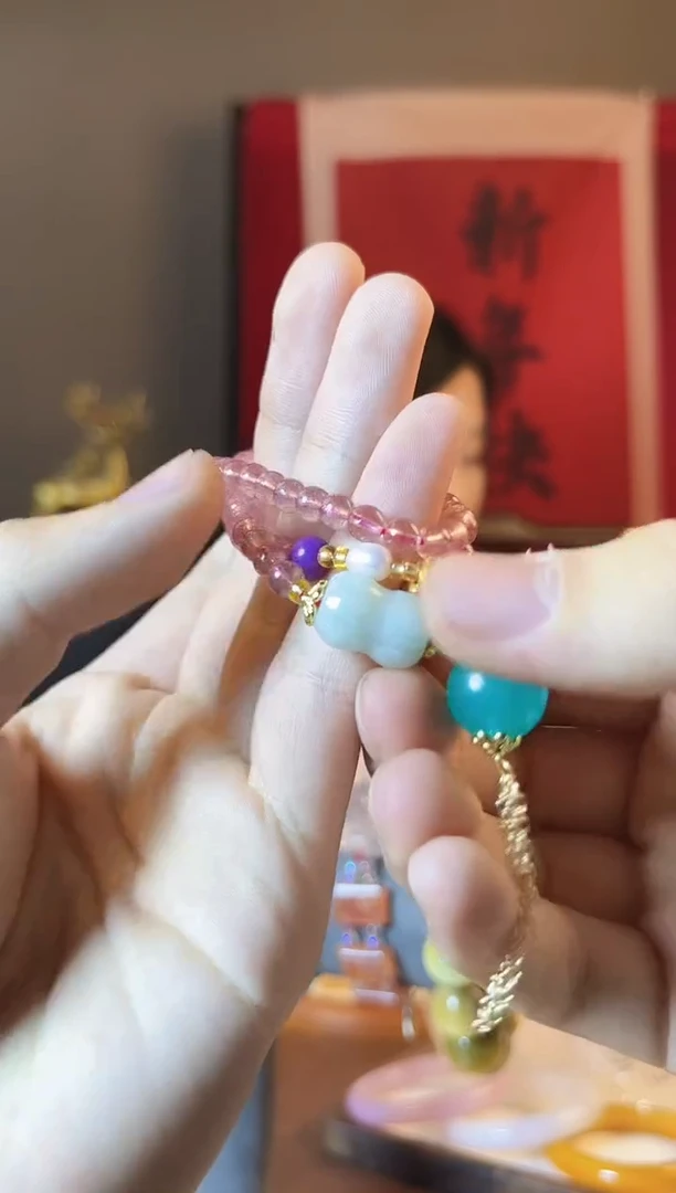 未镶嵌手链水晶莹莹专属手串1