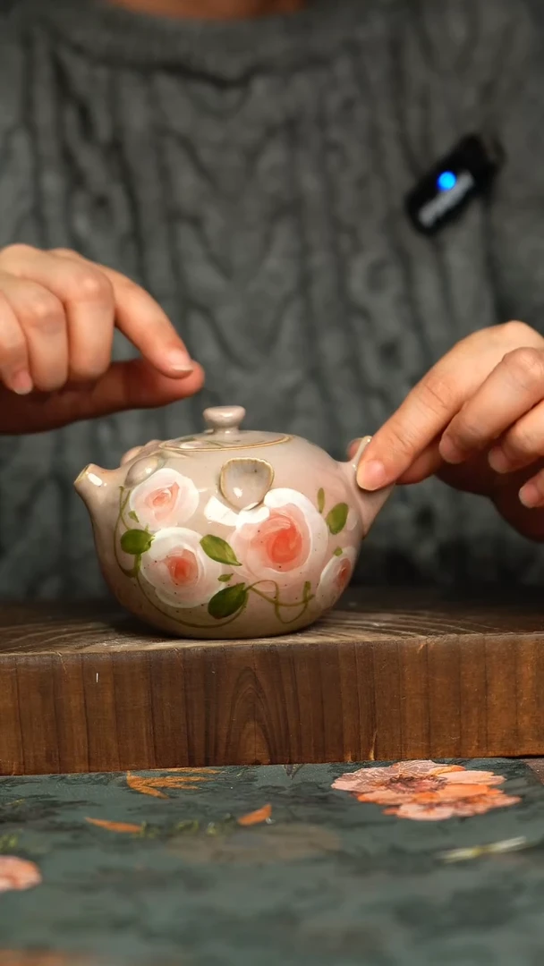 杯釉下彩手工手绘同款陶器