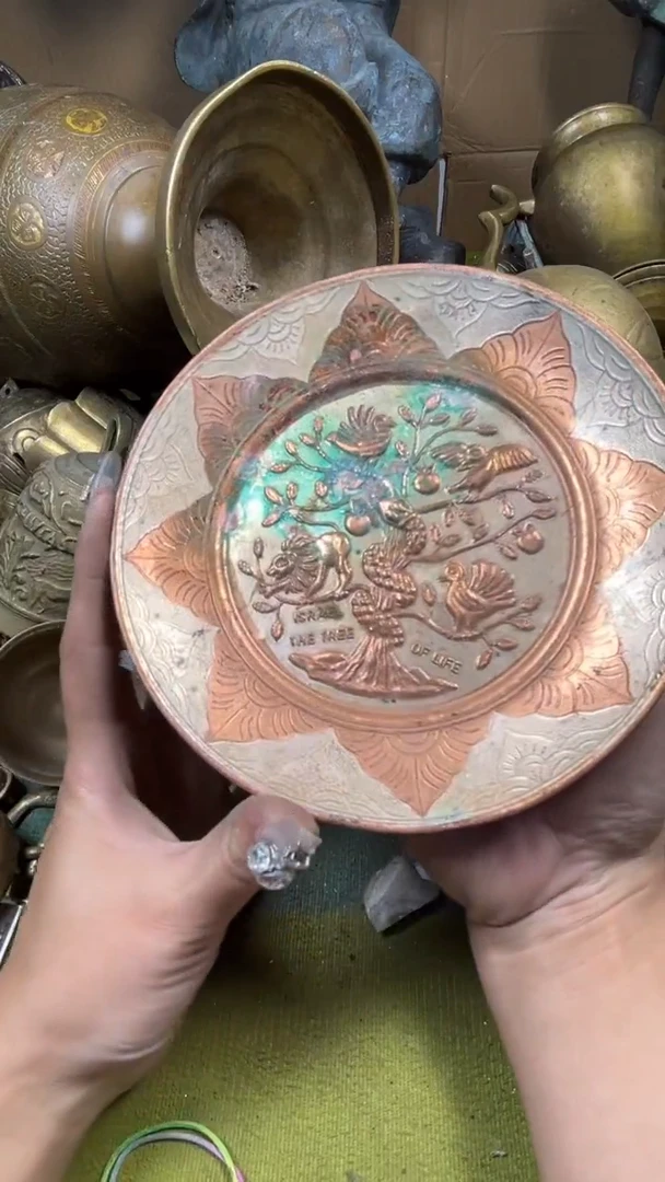 大**飞亿锦铜回流铜器摆件38