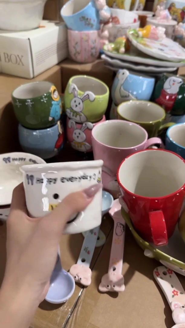 陶瓷【唯品瓷】手工手绘陶瓷直播间