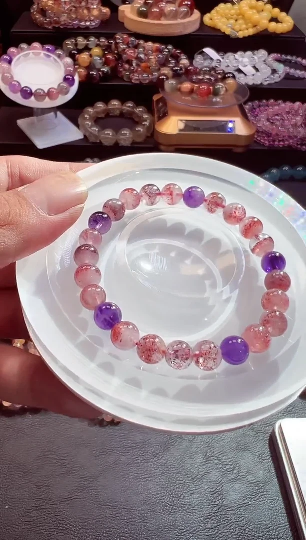 水晶手链未镶嵌薇*水晶57