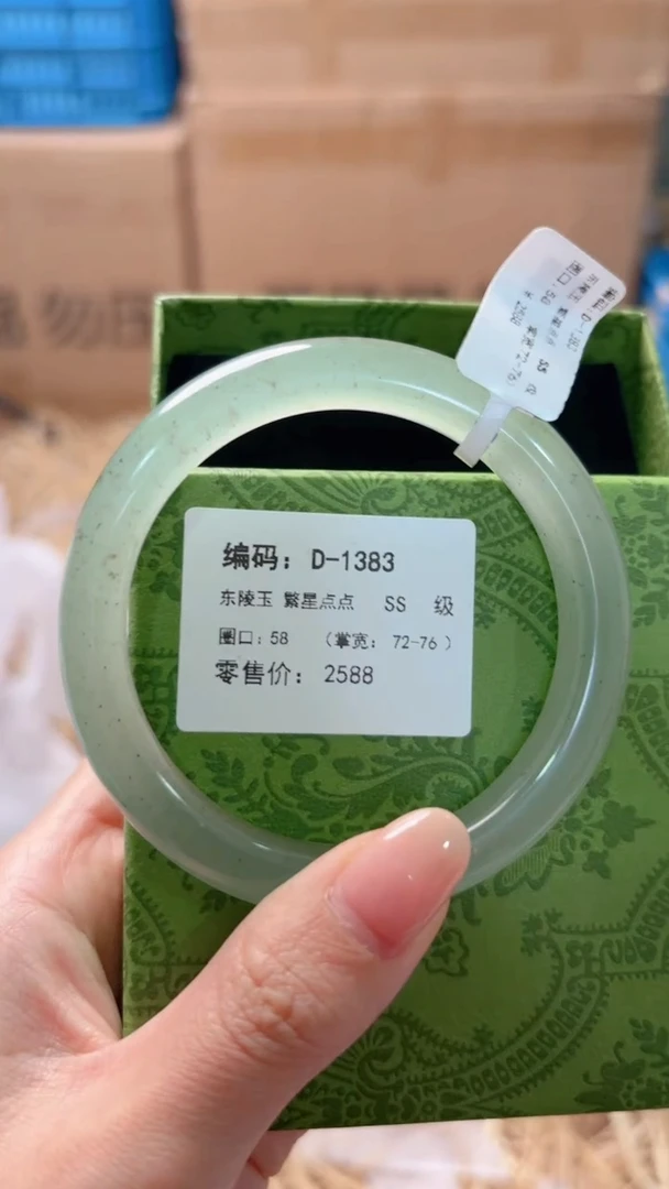 未镶嵌手镯石英质玉D-1383
