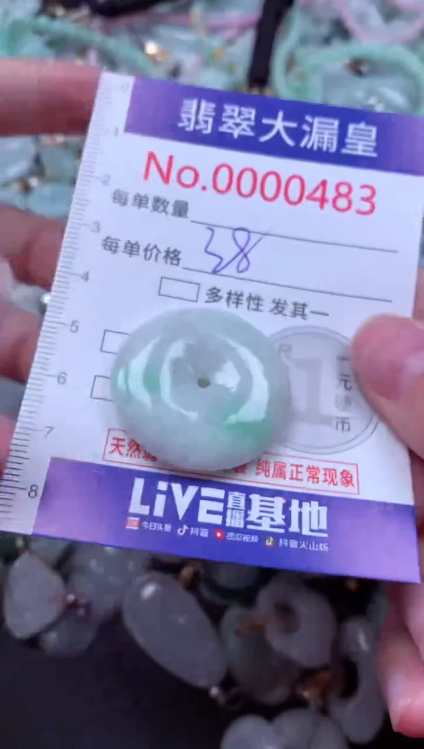 吊坠(不含链)未镶嵌翡翠483
