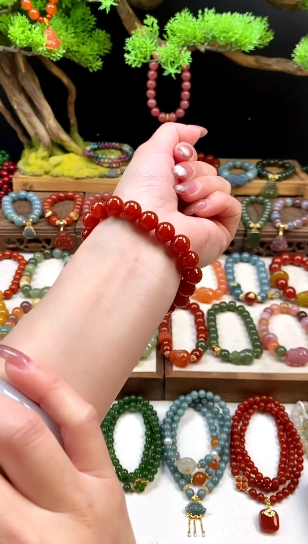 未镶嵌玛瑙手饰素圈