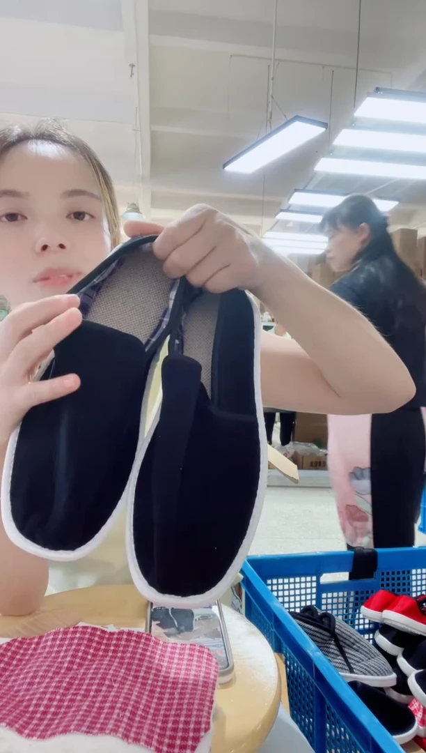 闪购黑色棉麻44号45号