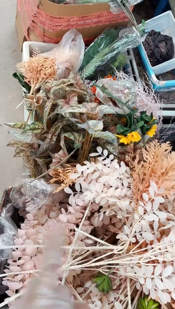 随机高仿绿植3个
