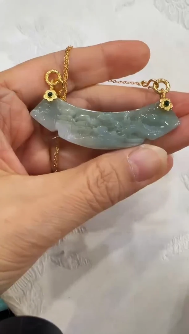 颈饰未镶嵌翡翠国风